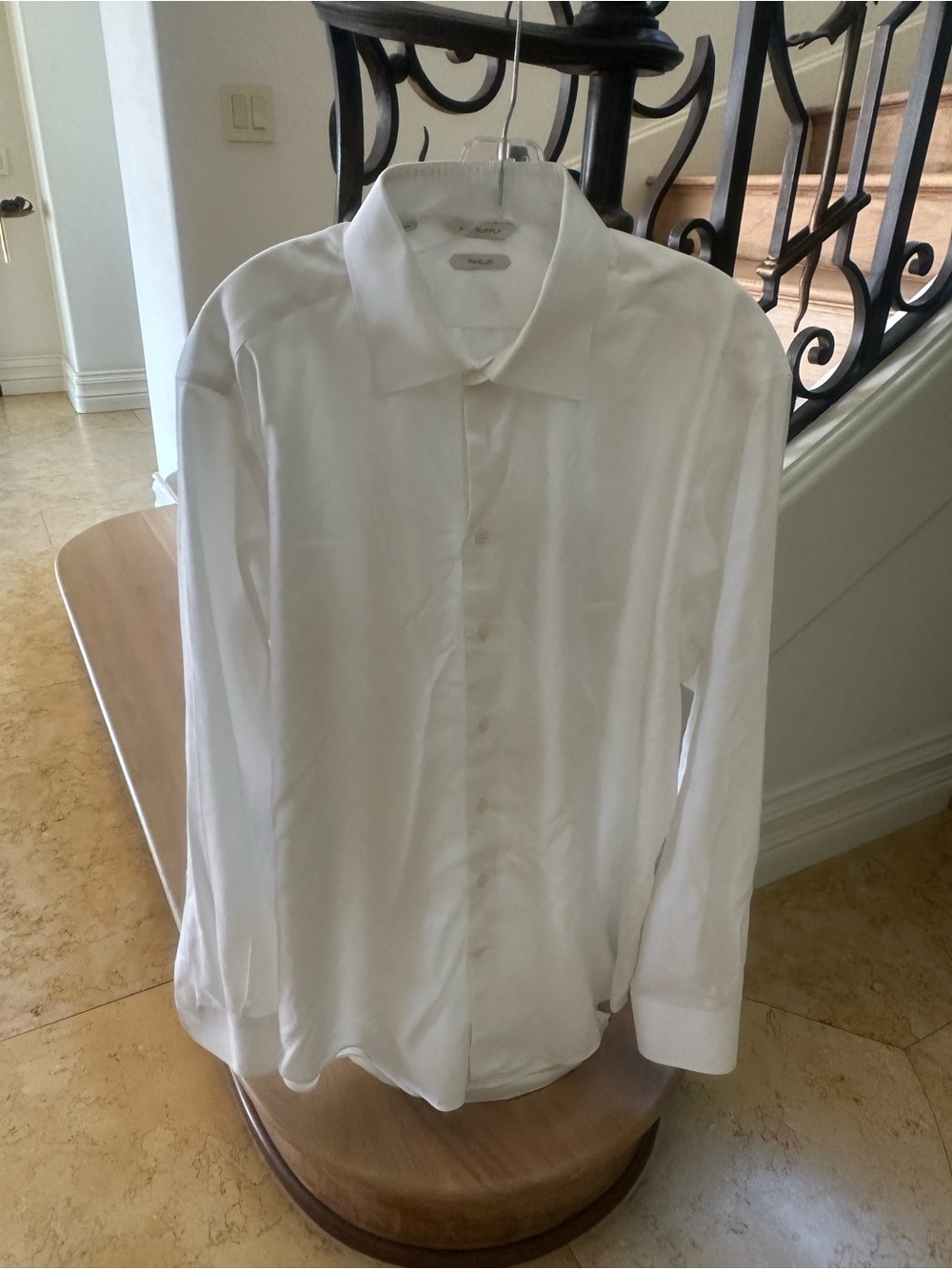 Men's White Button-Up Dress Shirt Suitsupply